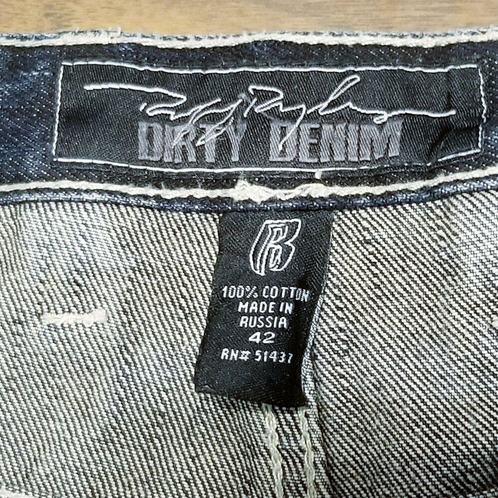 Ruff Ryders Dirty Denim Jeans Men's 42 Baggy 90's Hip Hop Skater DMX (42×30) - Picture 5 of 5